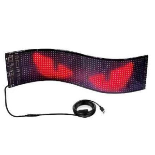 پنل LED منعطف خودرو اسمارت ریموتی سایز 17x7 سانت 1632
